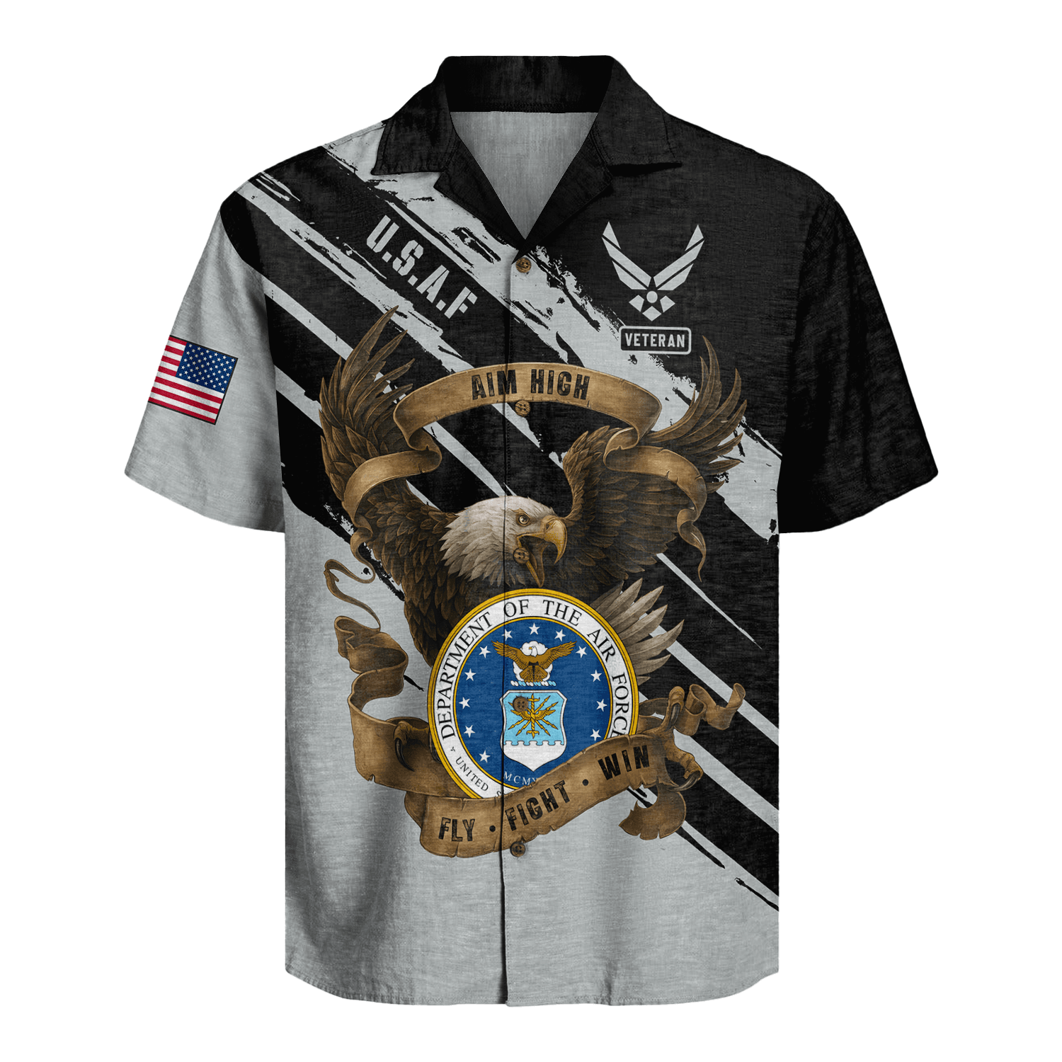 US Air Force Hawaiian Shirt