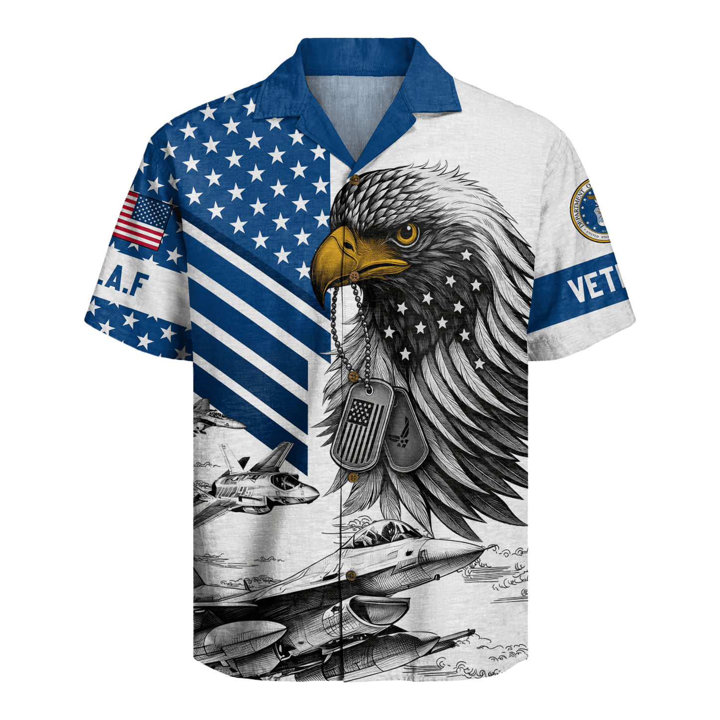 US Air Force Hawaiian Shirt