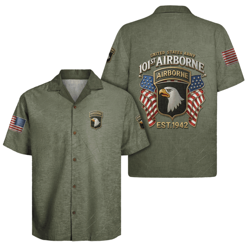 US Army AirBorne Hawaiian Shirt