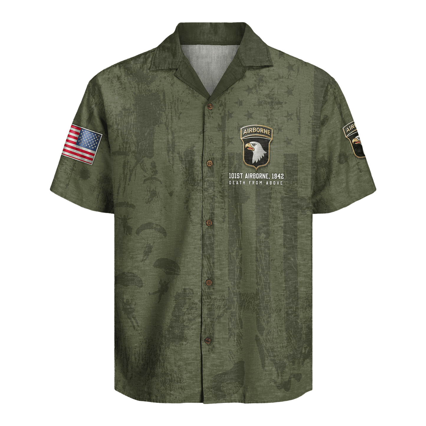 US Army AirBorne Hawaiian Shirt
