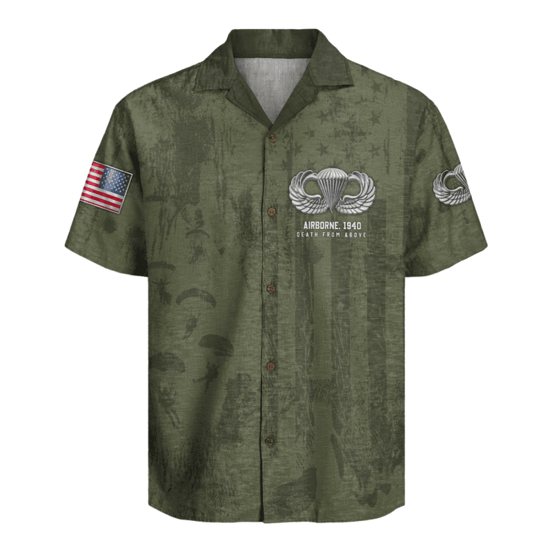 US Army AirBorne Hawaiian Shirt