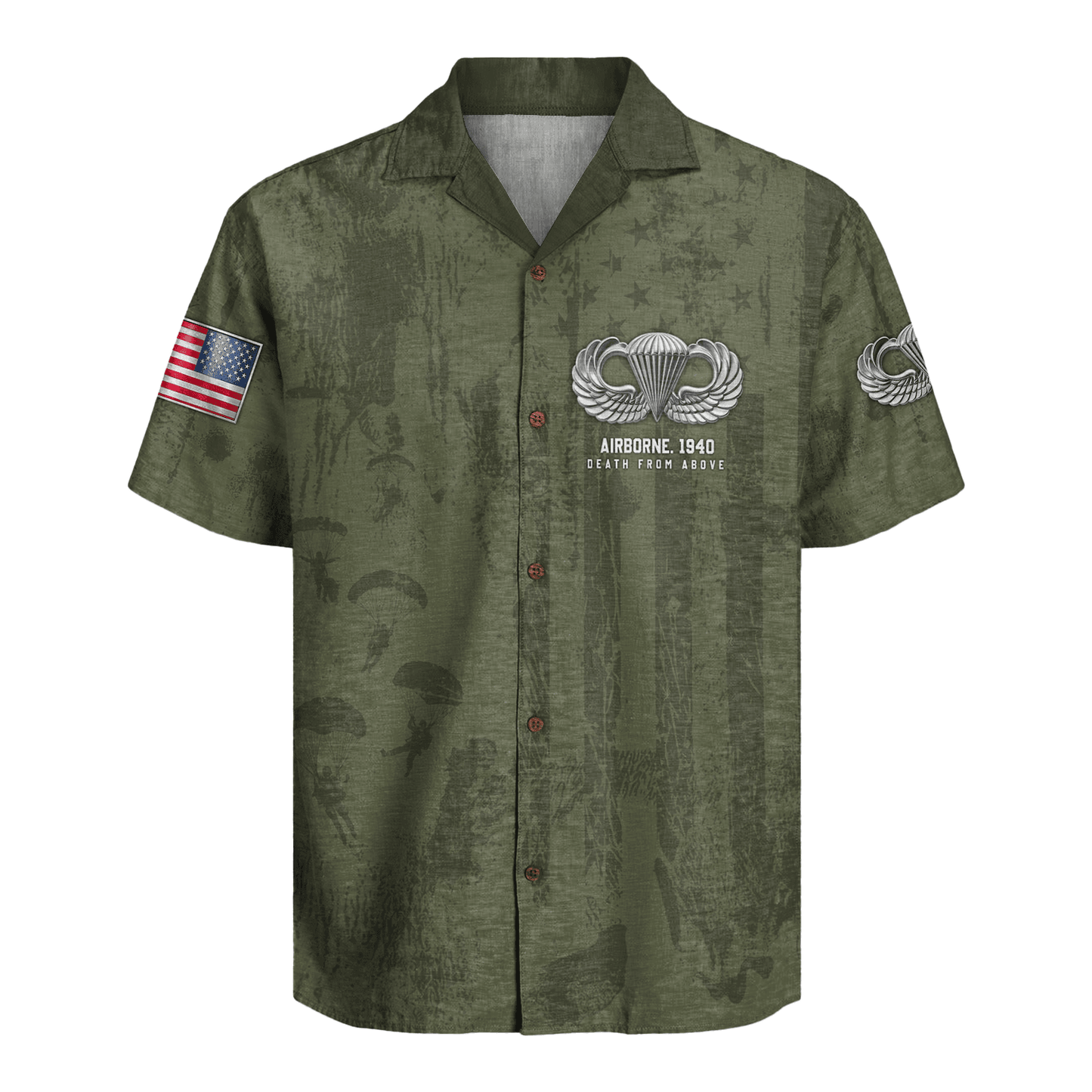 US Army AirBorne Hawaiian Shirt