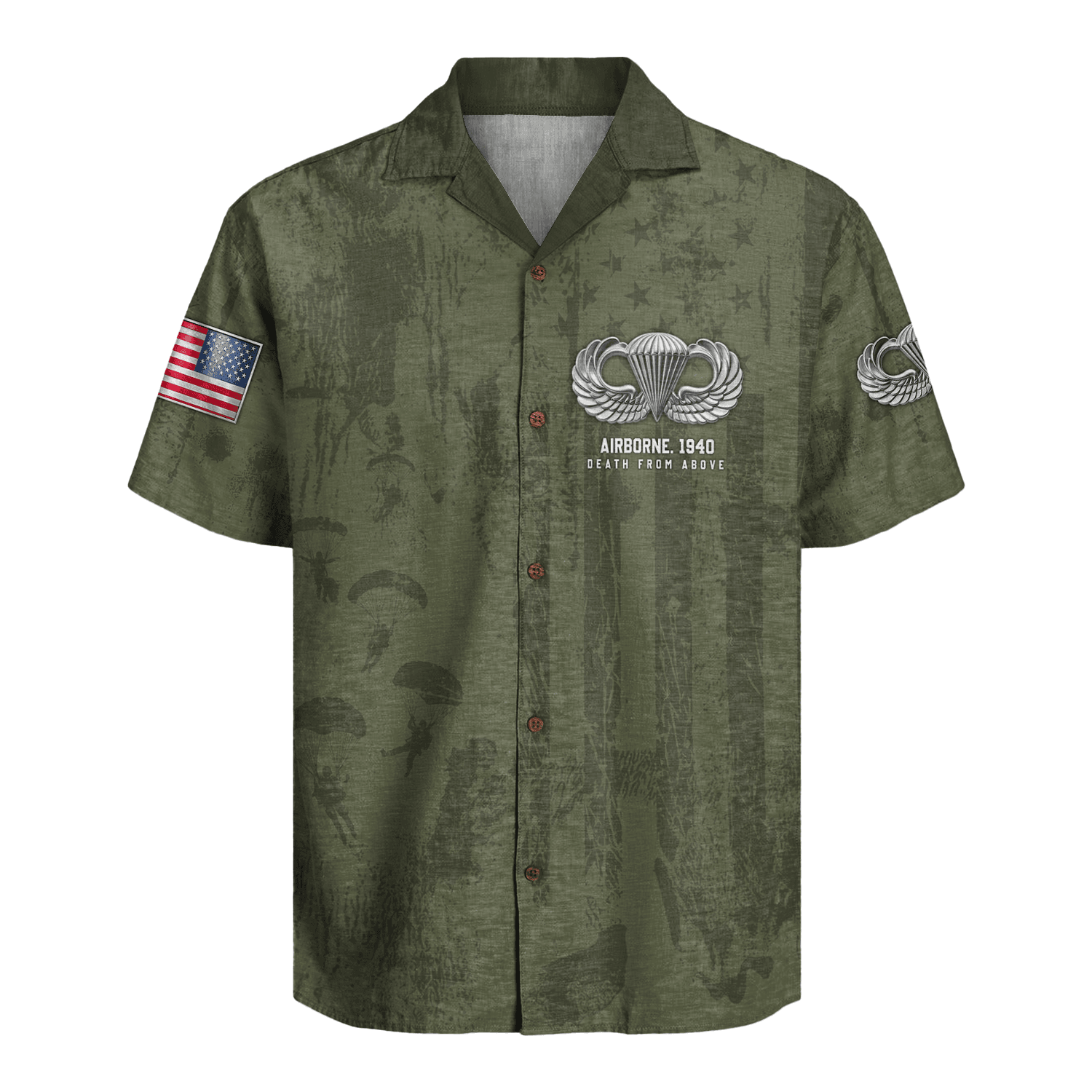 US Army AirBorne Hawaiian Shirt