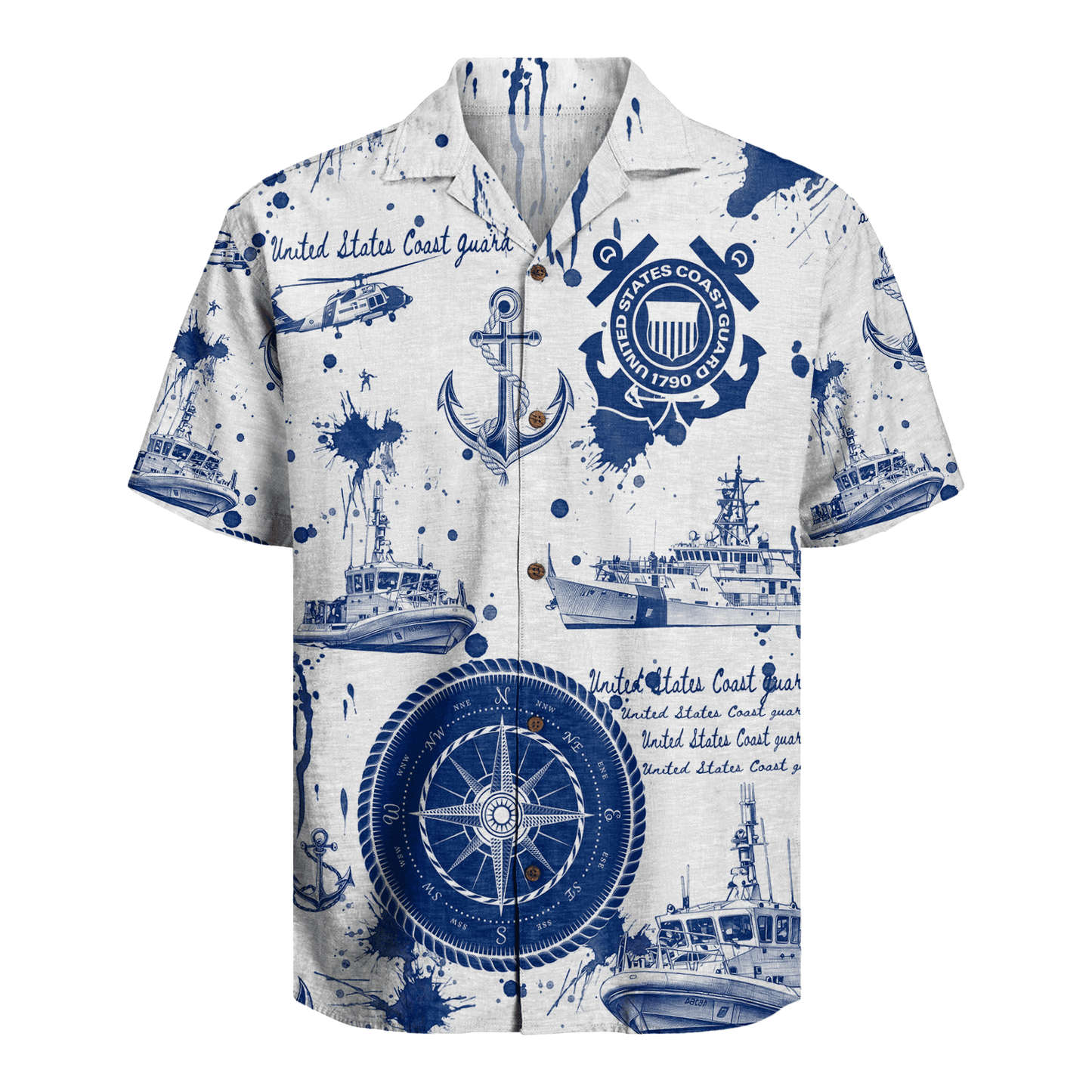 US Coast Guard Hawaiian Shirt
