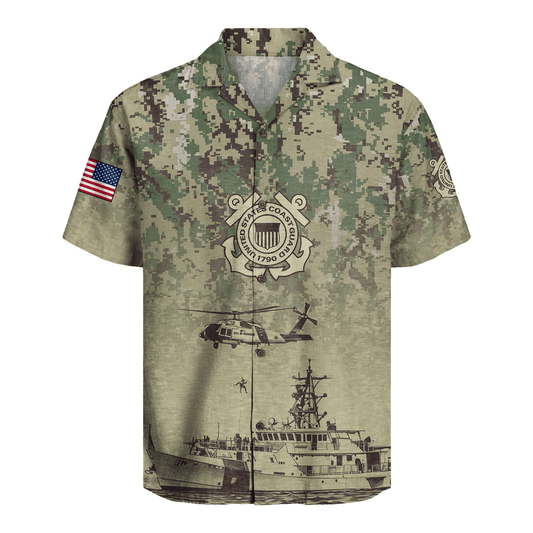 US Coast Guard Hawaiian Shirt