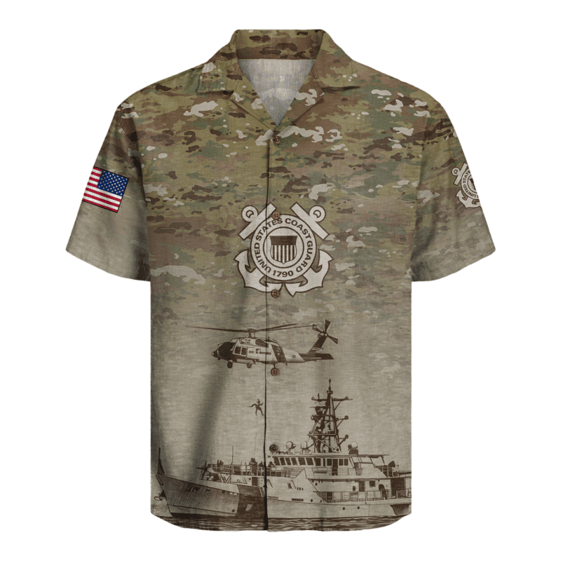 US Coast Guard Hawaiian Shirt