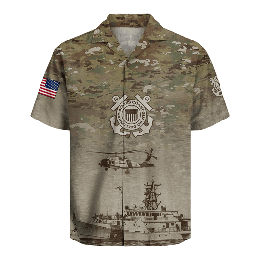 US Coast Guard Hawaiian Shirt