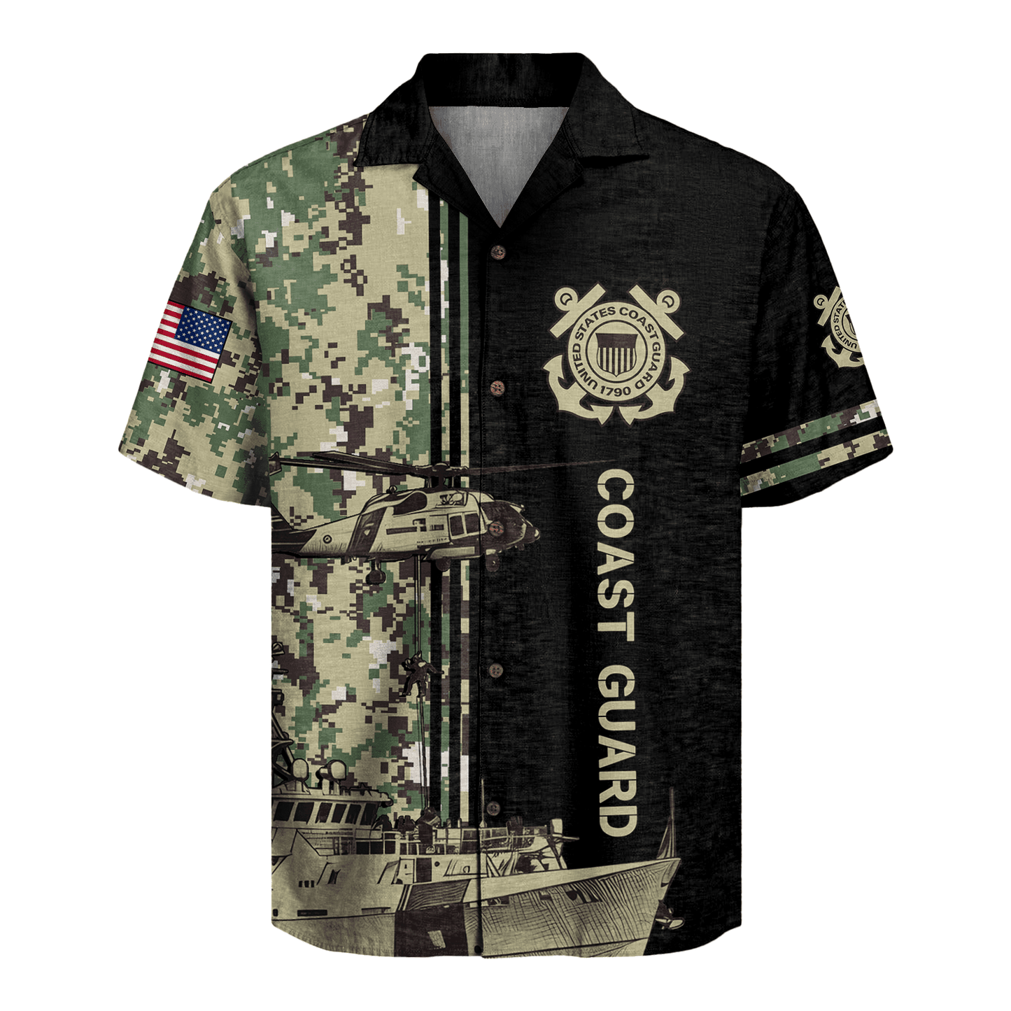US Coast Guard Hawaiian Shirt