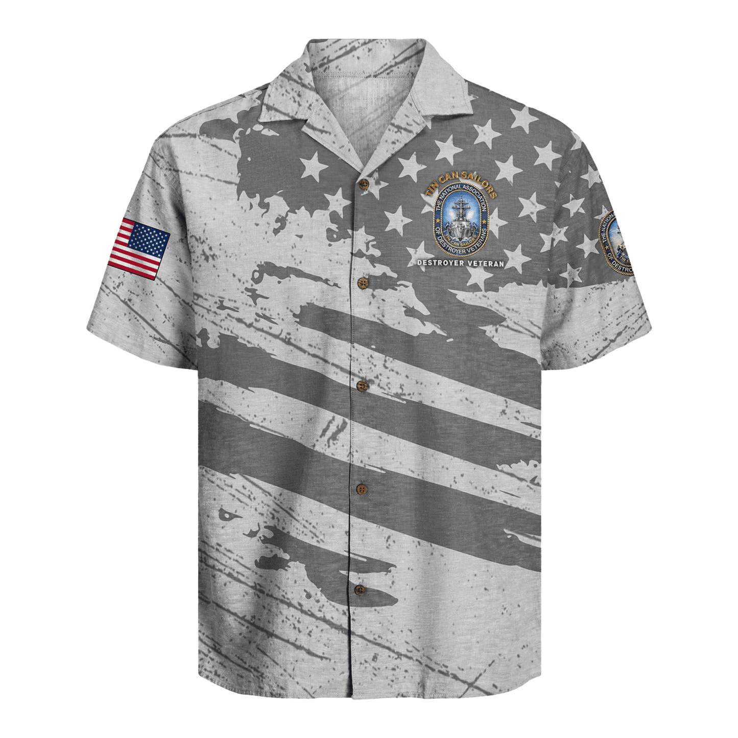 US Navy Tin Can Sailors Hawaiian Shirt