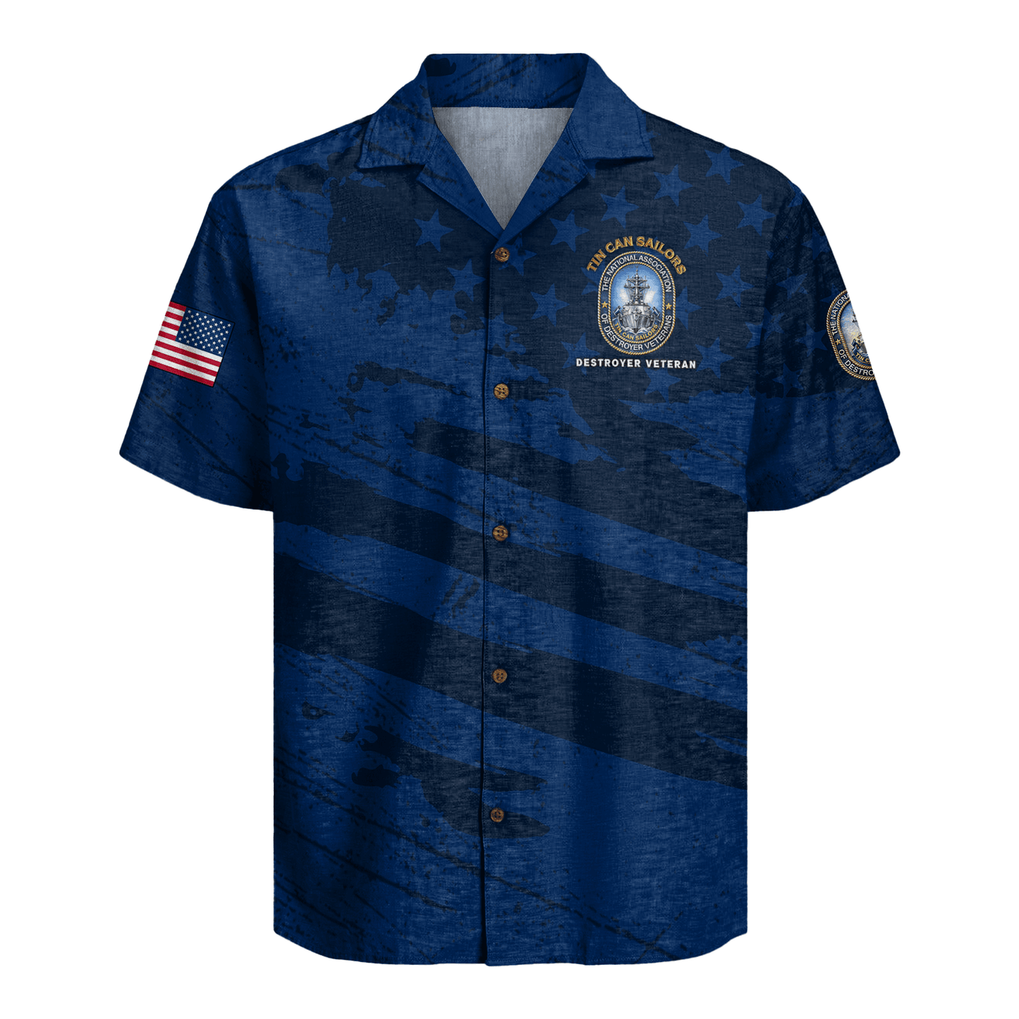 US Navy Tin Can Sailors Hawaiian Shirt