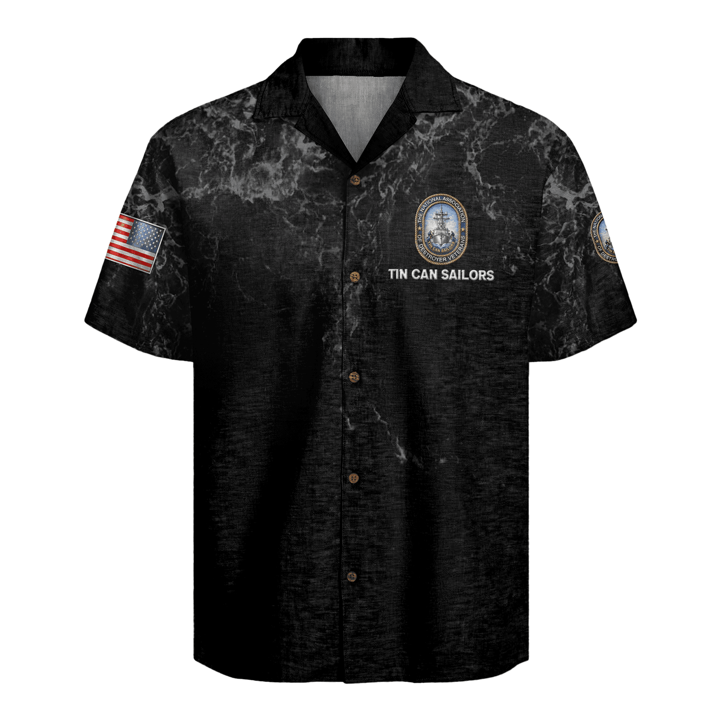 US Navy Tin Can Sailors Hawaiian Shirt