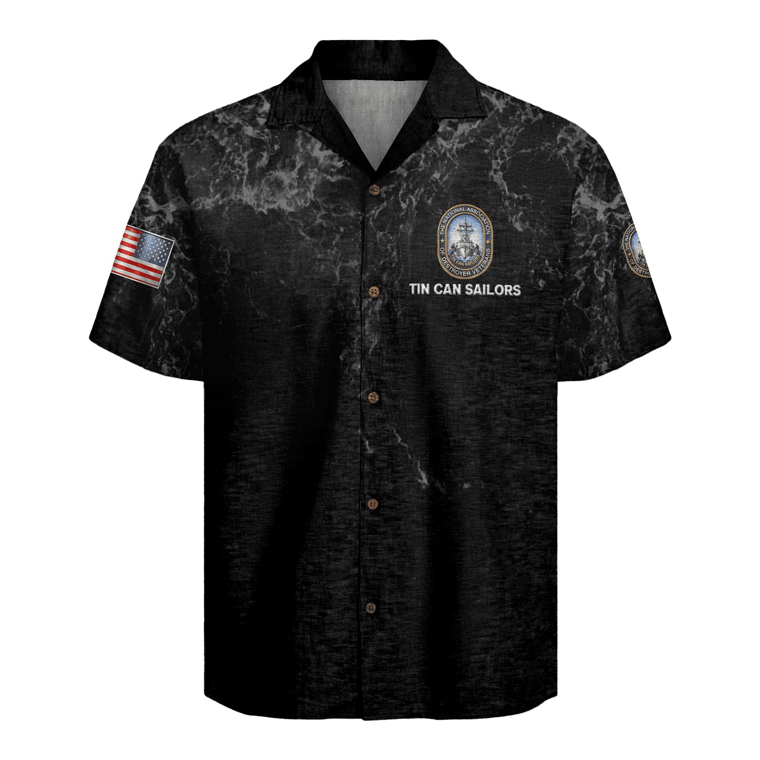 US Navy Tin Can Sailors Hawaiian Shirt