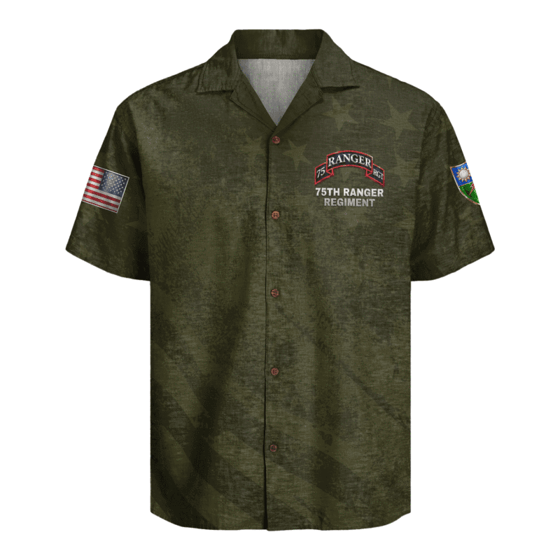 US Army 75th Ranger Regiment Hawaiian Shirt
