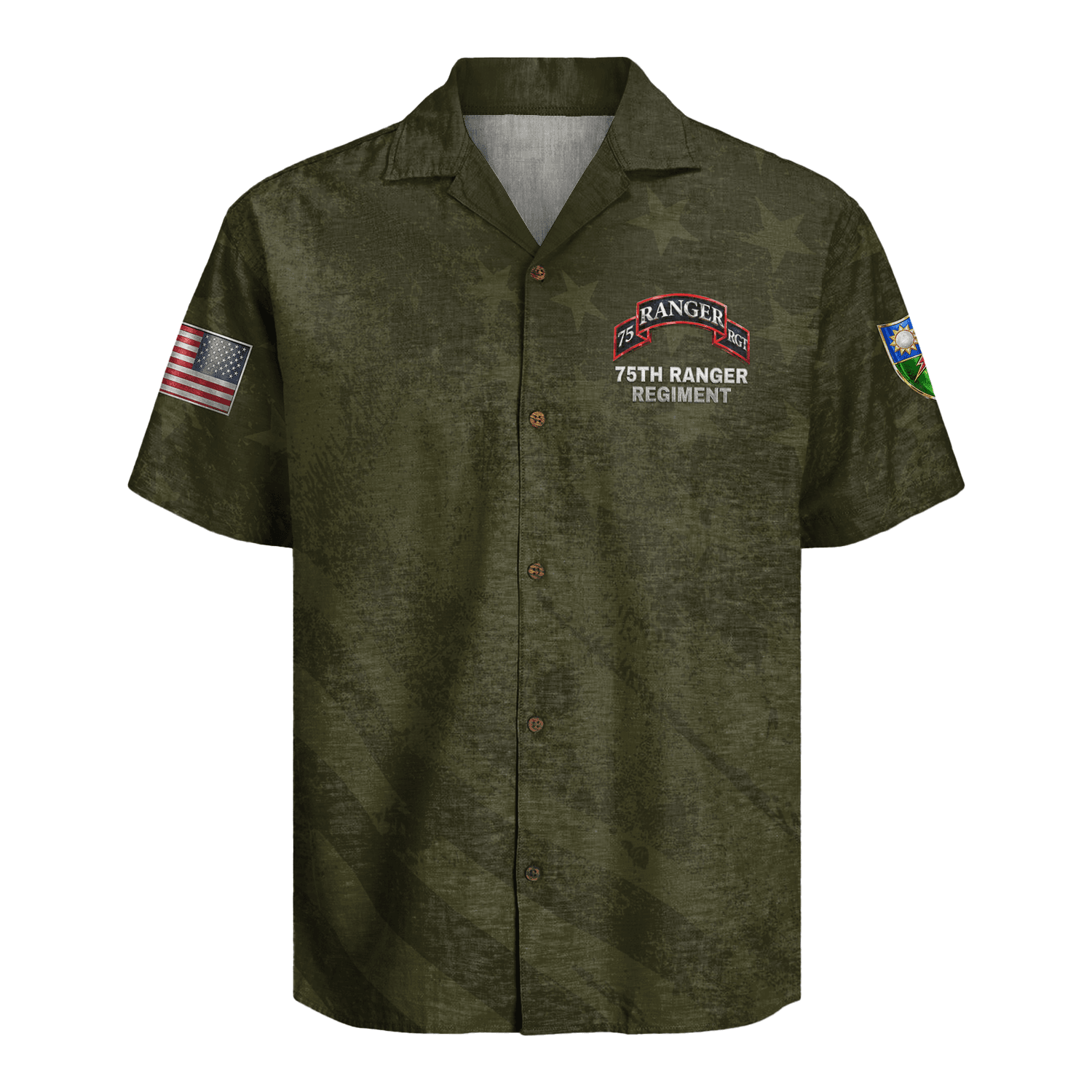 US Army 75th Ranger Regiment Hawaiian Shirt