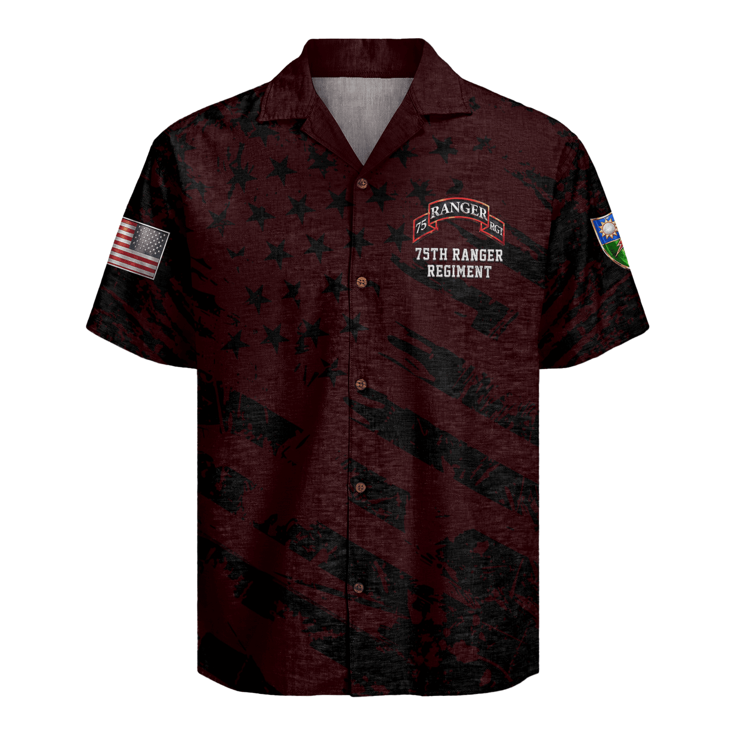 US Army 75th Ranger Regiment Hawaiian Shirt