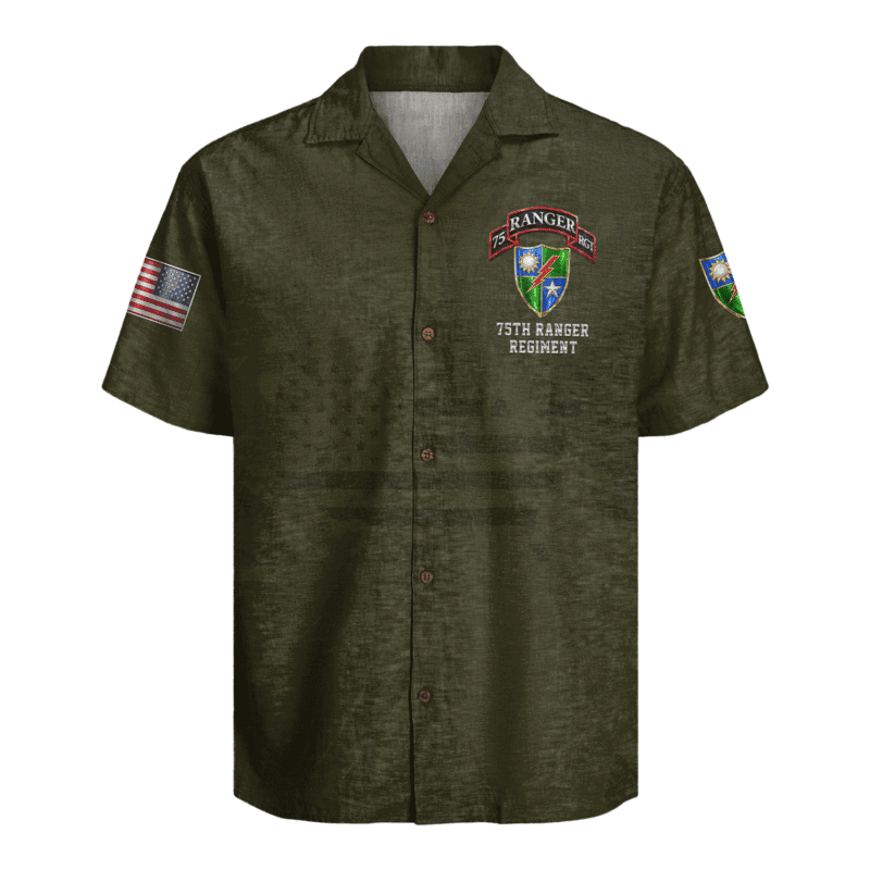 US Army 75th Ranger Regiment Hawaiian Shirt