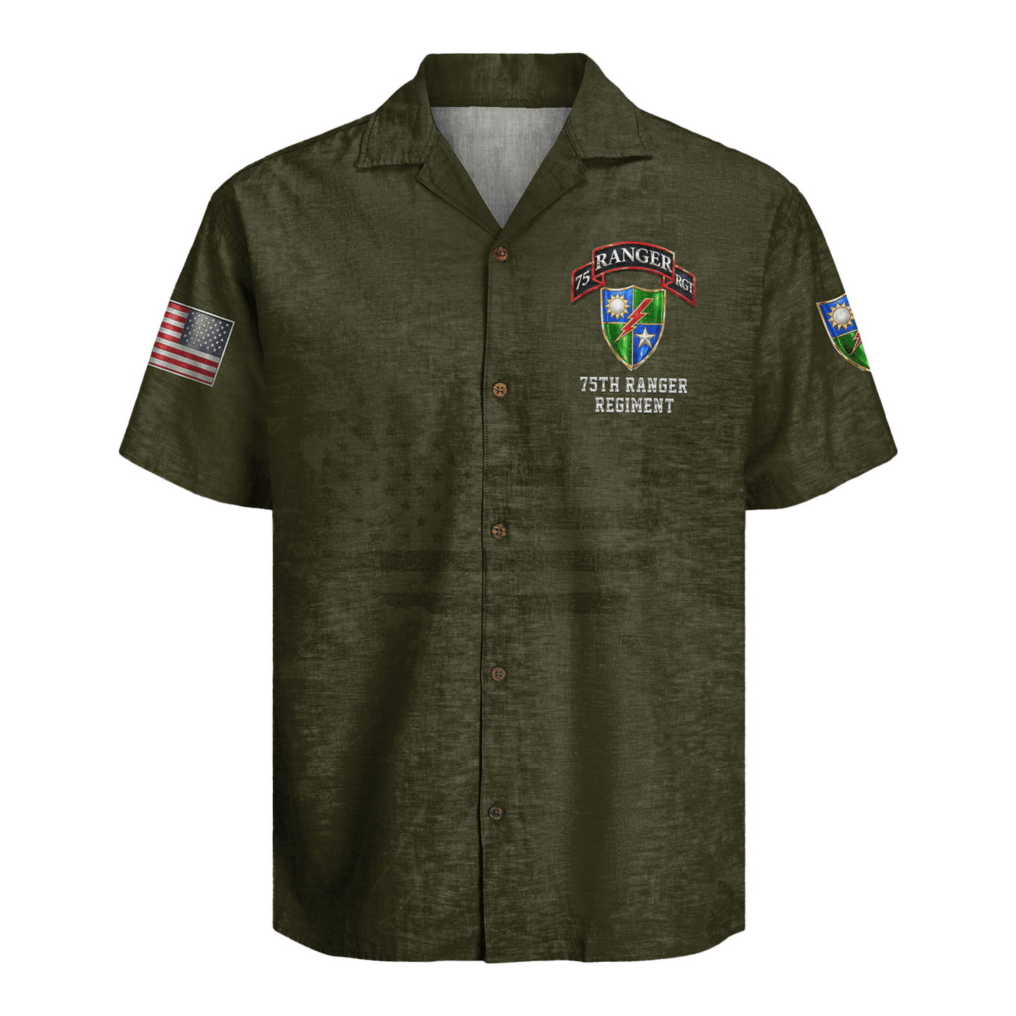US Army 75th Ranger Regiment Hawaiian Shirt
