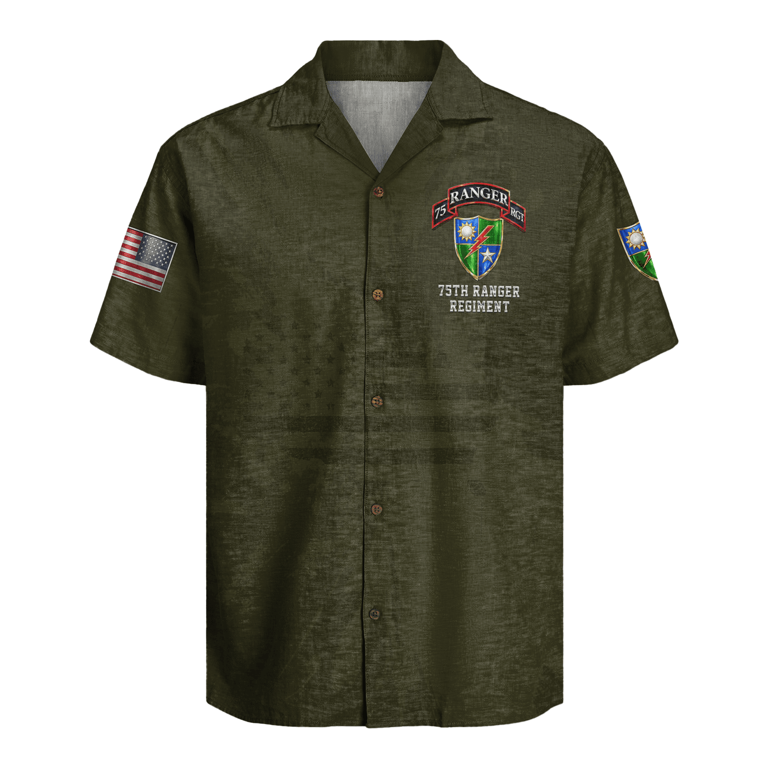 US Army 75th Ranger Regiment Hawaiian Shirt