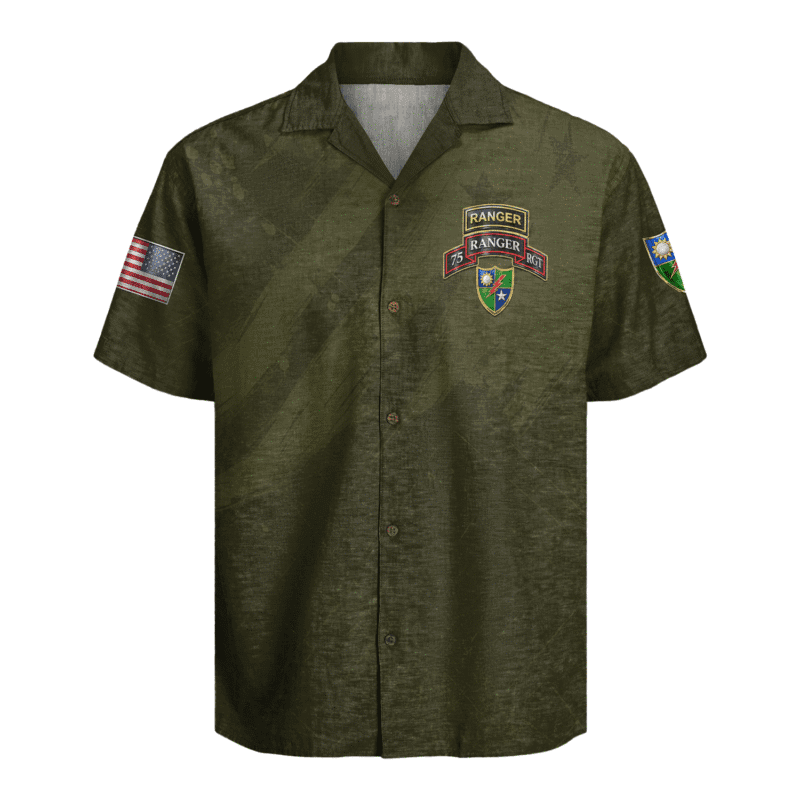 US Army 75th Ranger Regiment Hawaiian Shirt