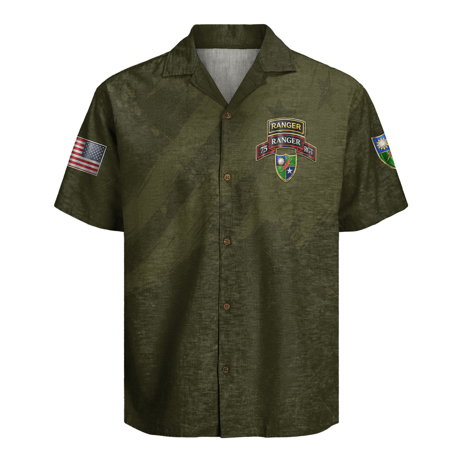 US Army 75th Ranger Regiment Hawaiian Shirt