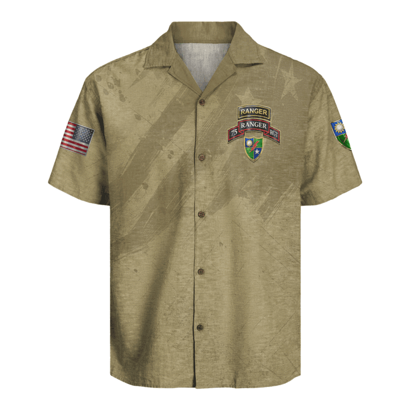 US Army 75th Ranger Regiment Hawaiian Shirt