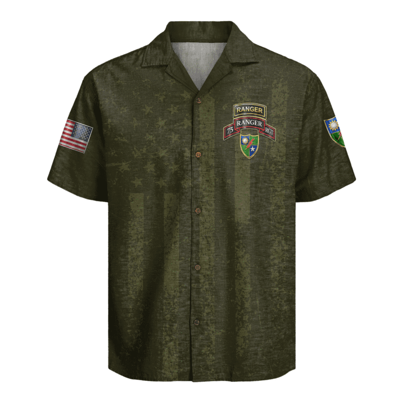 US Army 75th Ranger Regiment Hawaiian Shirt