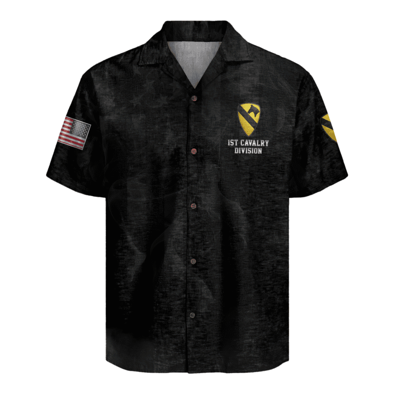 US Army 1st Cavalry Division Regiment Hawaiian Shirt