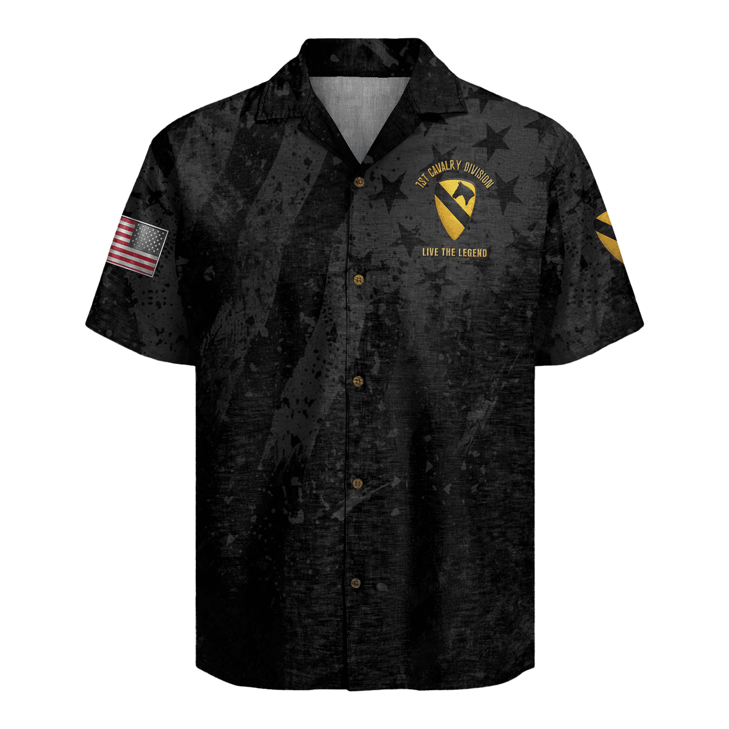 US Army 1st Cavalry Division Regiment Hawaiian Shirt