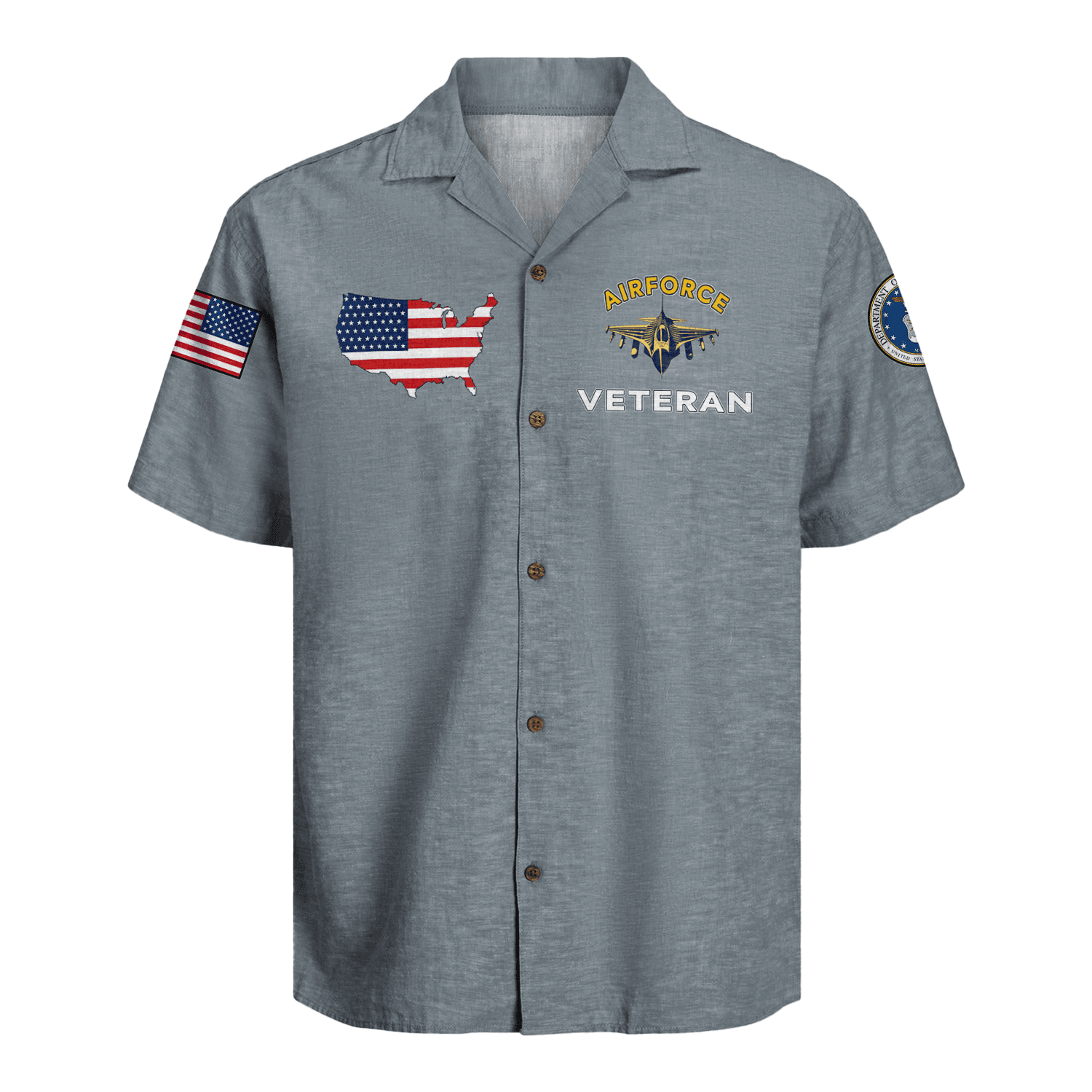 US Air Force Hawaiian Shirt