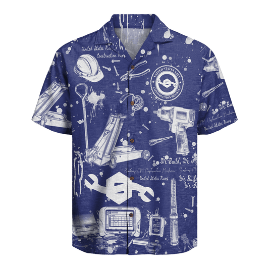 CM (Construction Mechanic) Seabees – U.S. Navy Hawaiian Shirt