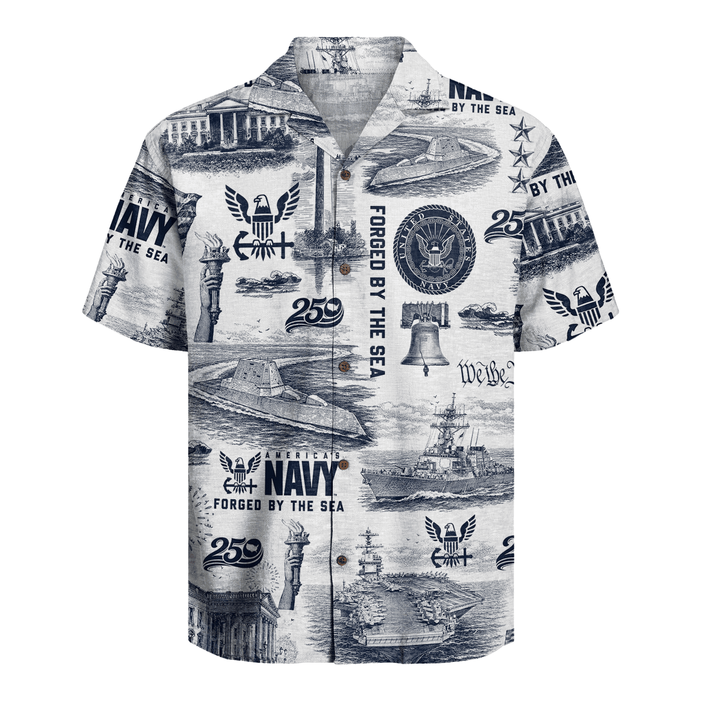 US Navy - America 250th Anniversary Hawaiian Shirt