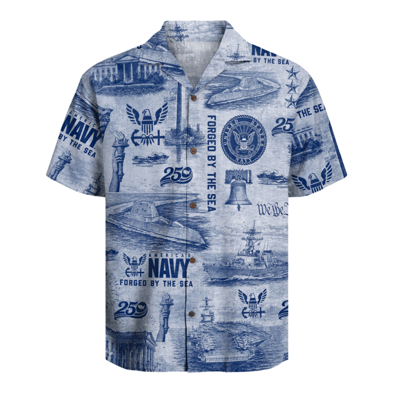 US Navy - America 250th Anniversary Hawaiian Shirt