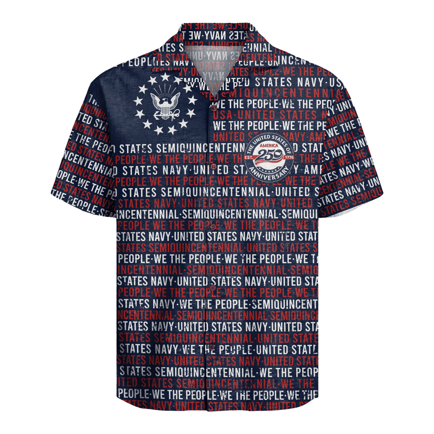 US Navy - America 250th Anniversary Hawaiian Shirt