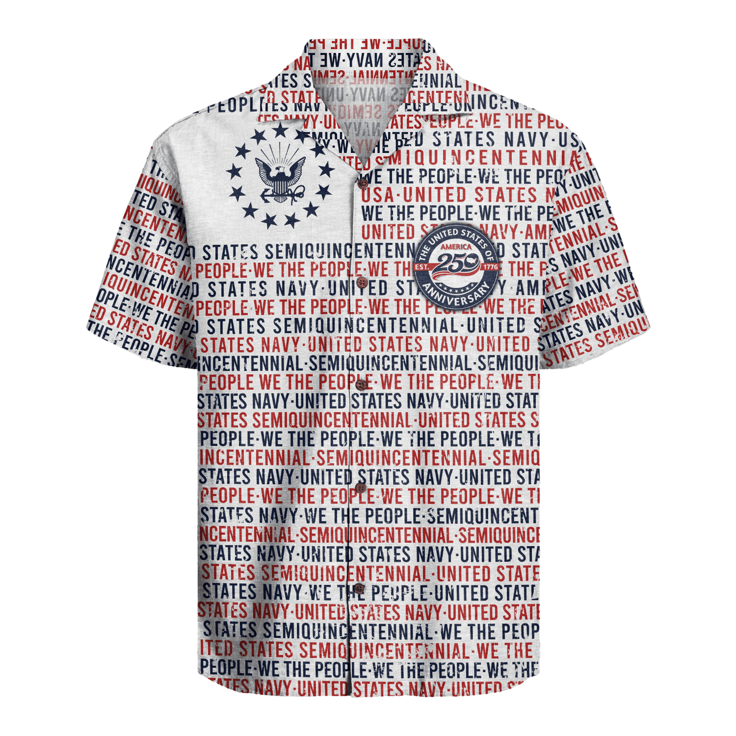 US Navy - America 250th Anniversary Hawaiian Shirt