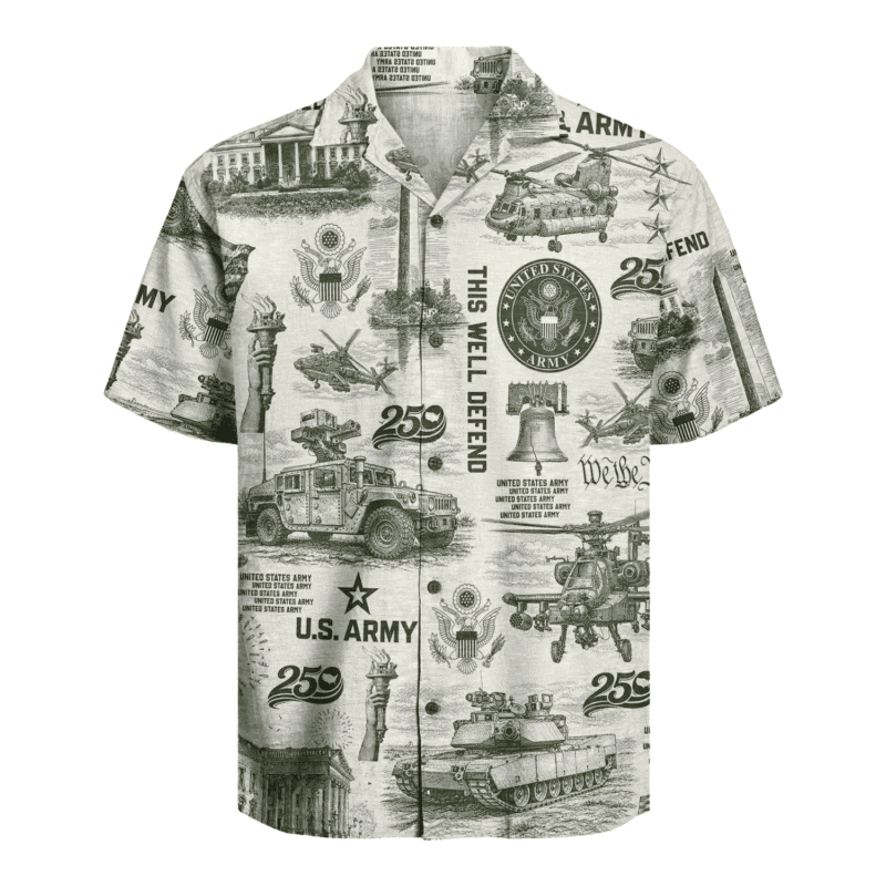 US Army - America 250th Anniversary Hawaiian Shirt