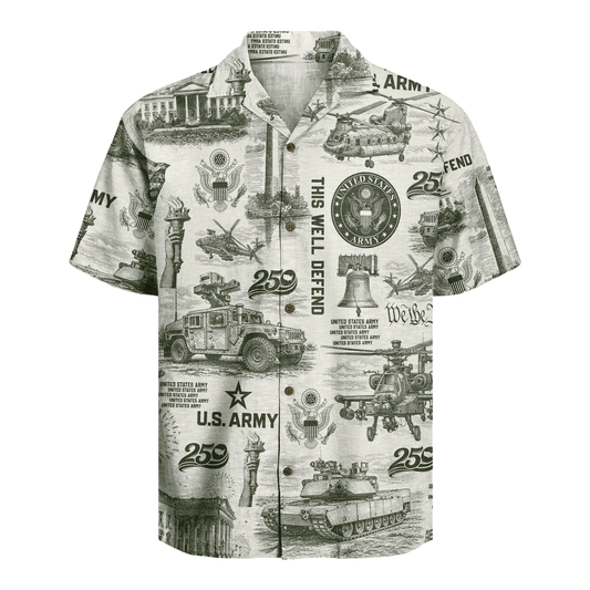 US Army - America 250th Anniversary Hawaiian Shirt