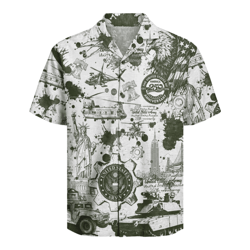 US Army - America 250th Anniversary Hawaiian Shirt