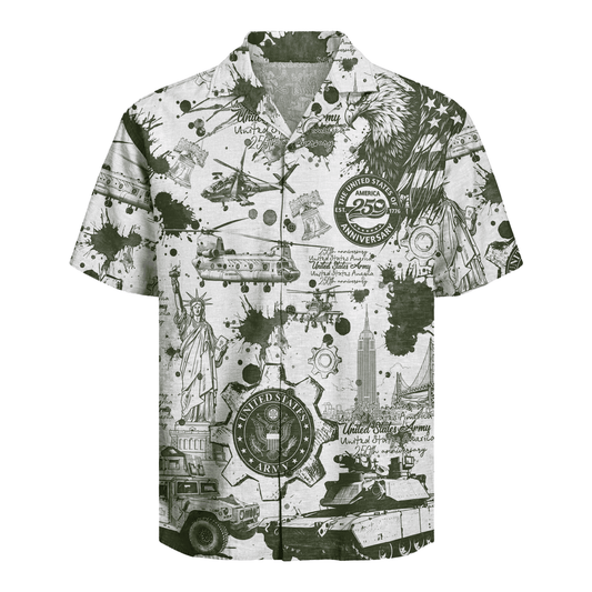 US Army - America 250th Anniversary Hawaiian Shirt