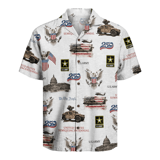 US Army - America 250th Anniversary Hawaiian Shirt