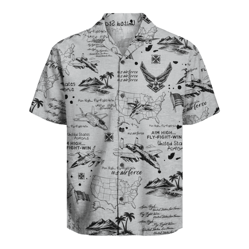 US Air Force Hawaiian Shirt