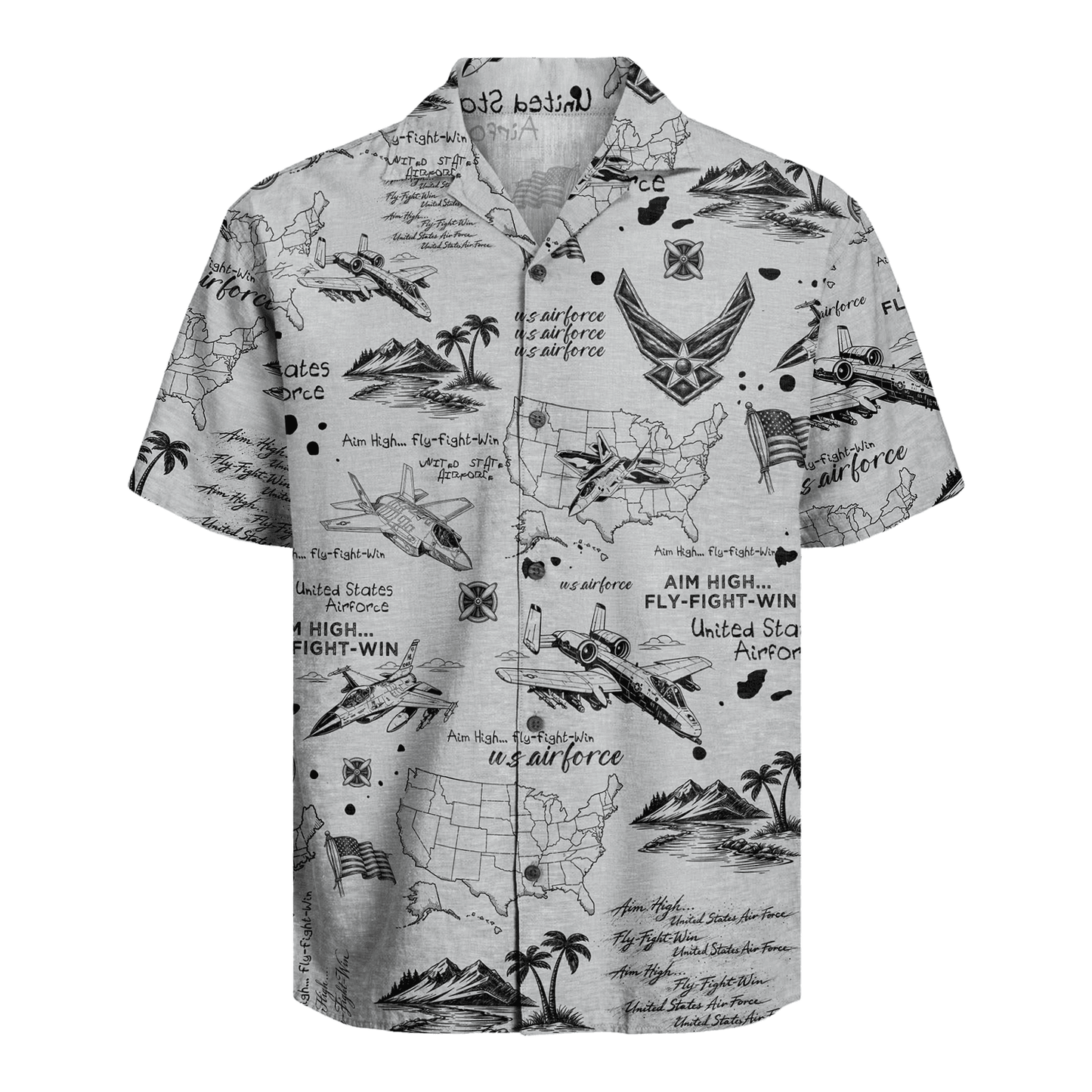 US Air Force Hawaiian Shirt