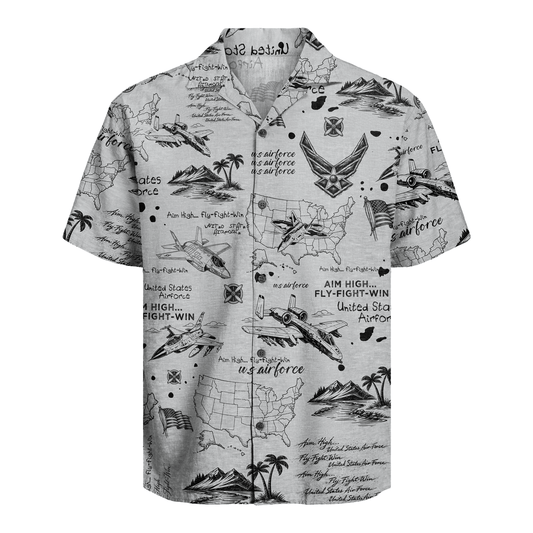 US Air Force Hawaiian Shirt
