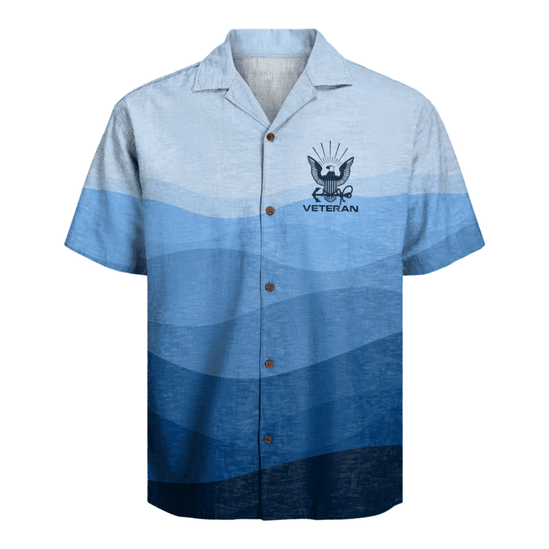 US Navy Veteran Hawaiian Shirt