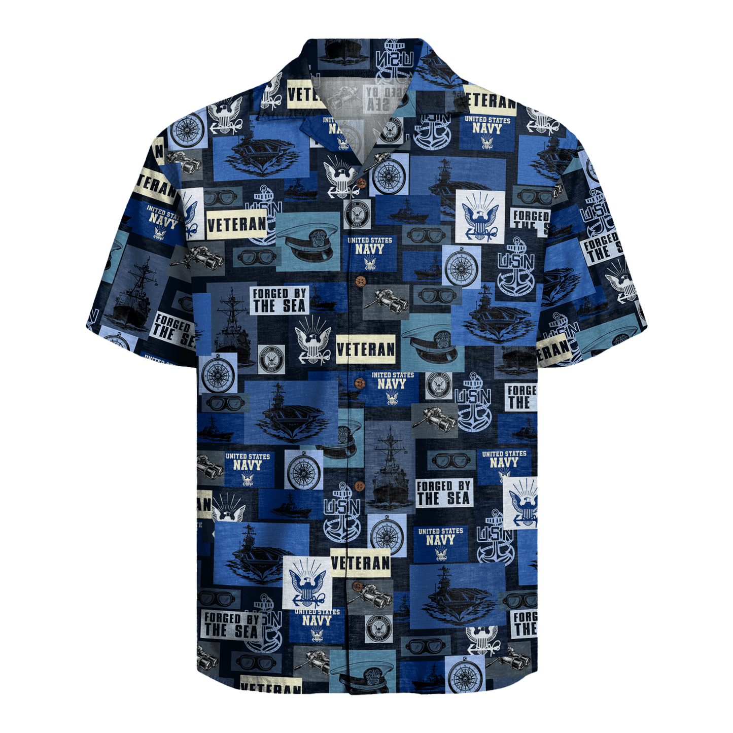 US Navy Veteran Hawaiian Shirt