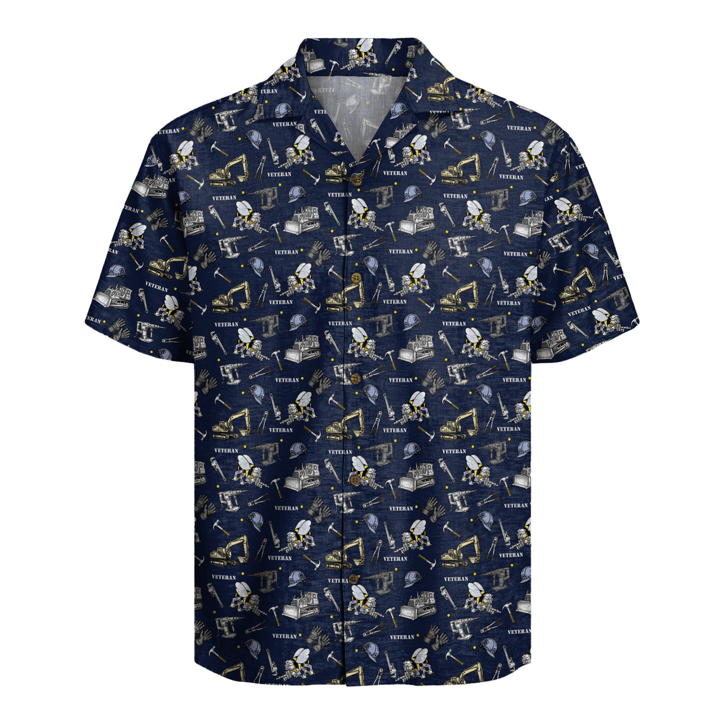 US Navy Seabees Hawaiian Shirt