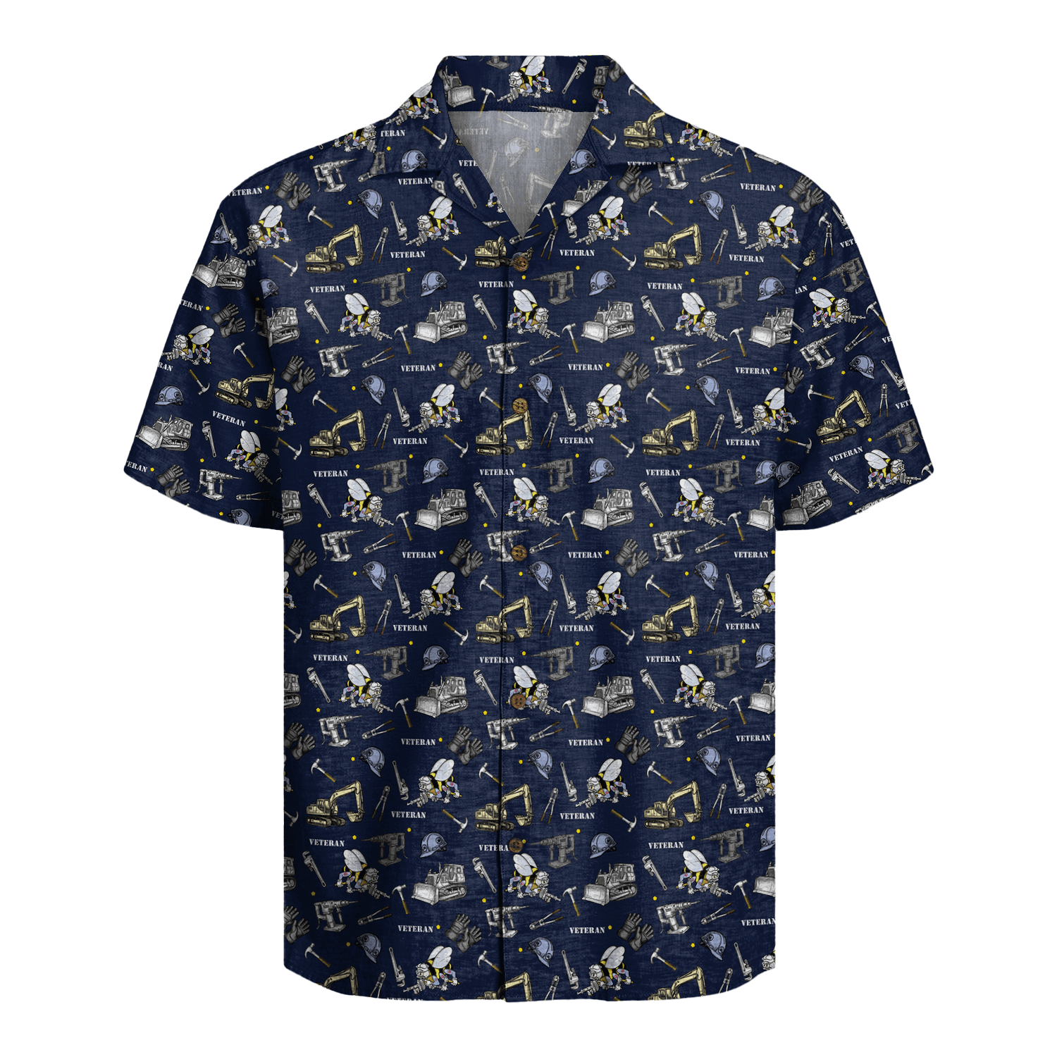 US Navy Seabees Hawaiian Shirt
