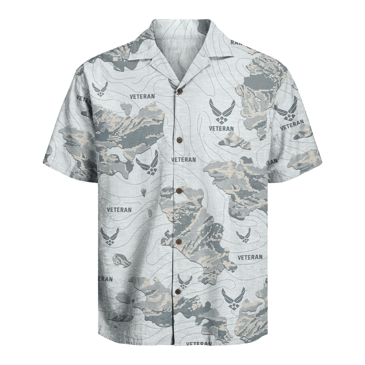US Air Force Veteran Hawaiian Shirt