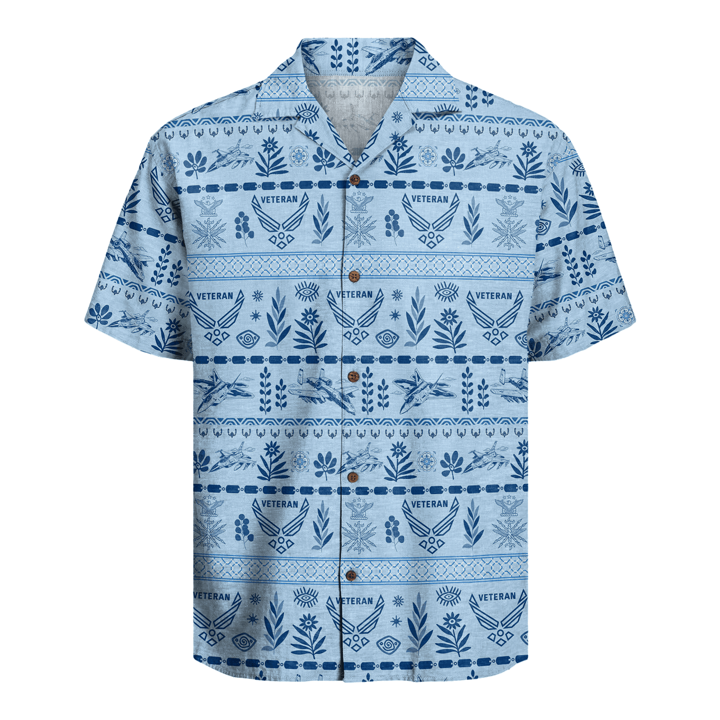 US Air Force Veteran Hawaiian Shirt