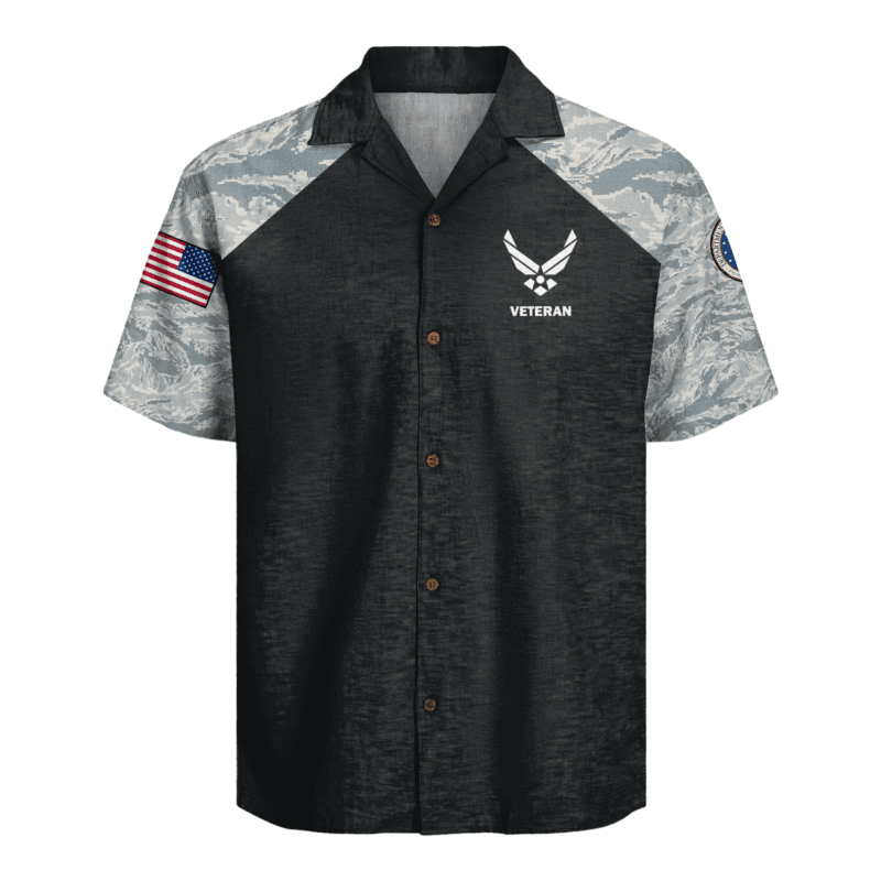 US Air Force Veteran Hawaiian Shirt