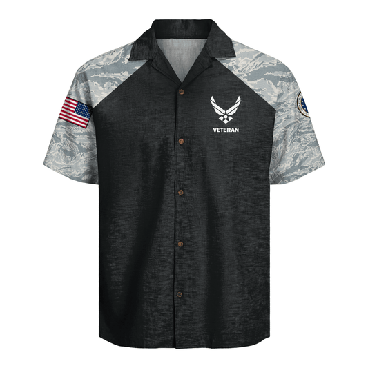 US Air Force Veteran Hawaiian Shirt